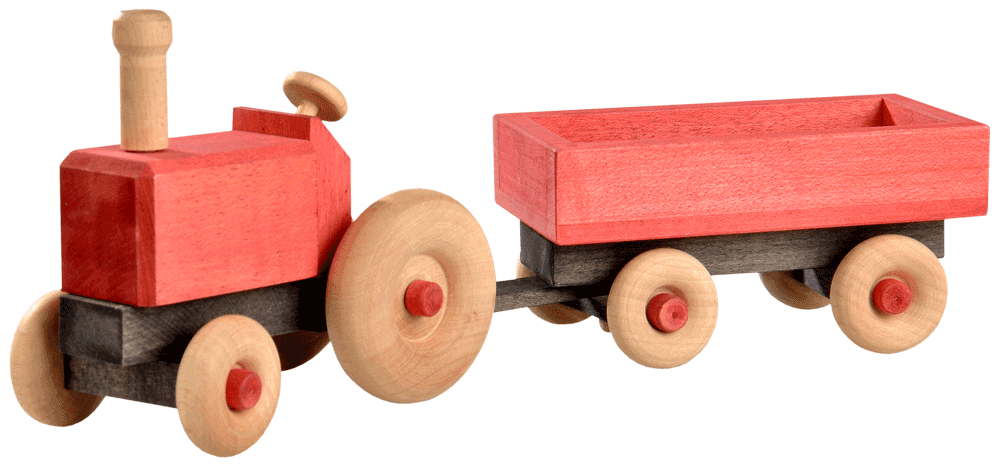 Lehrproduktion Traktor mit Anhänger