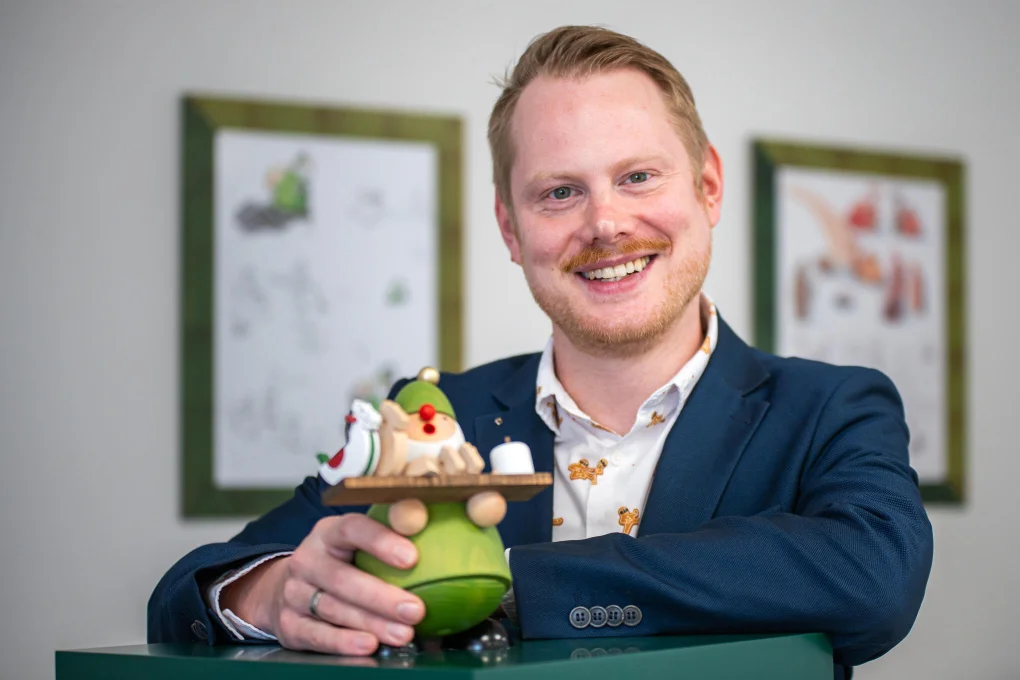 Frederic Günther Geschäftsführer des Verbandes Erzgebirgischer Kunsthandwerker und Sielzueghersteller e.V.